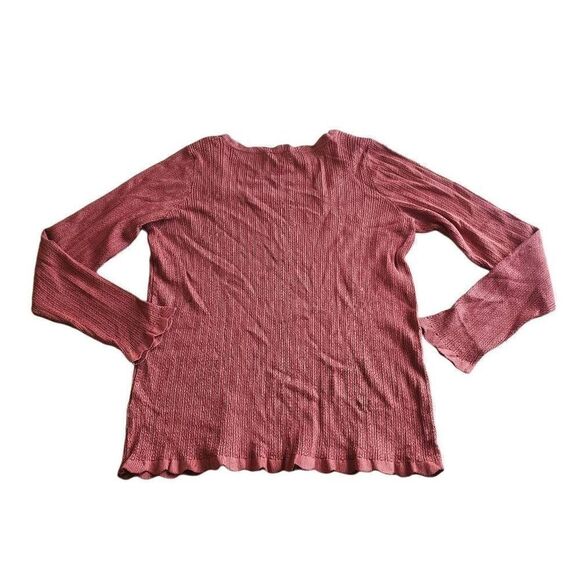 Ryegrass womens Sz 3X burn brick knit pullover sweatshirt - Picture 2 of 7